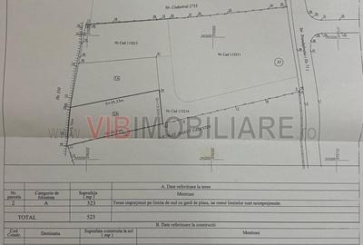Corbeanca - Tamasi - str Trandafirului - teren 523 mp cu deschidere 13,50 mp - 6
