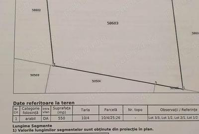 Teren de 550 mp, în Ciorogârla - 2