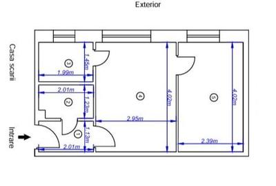 Apartament cu 2 camere nedecomandat în Orizont - 7