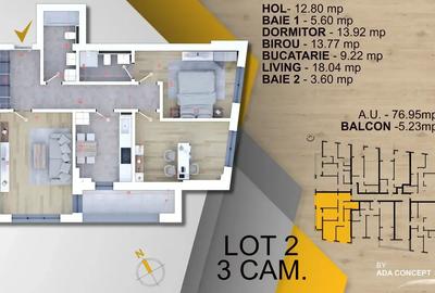 Apartament Titan 3 Camere | Panouri Fotovoltaice | Recuperare Caldura - 2