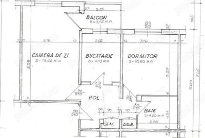 Apartament cu 2 camere decomandat în Central