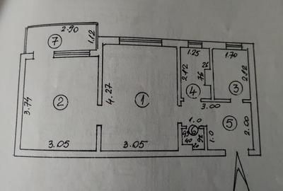 Apartament cu 2 camere semidecomandat, mobilat în Micro 17 - 2