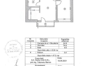 Apartament 2 camere  Băneasa – Sisesti, 120,000 € + TVA Apartament 2 camere  Băneasa – Sisesti, 120,000 € + TVA - 3