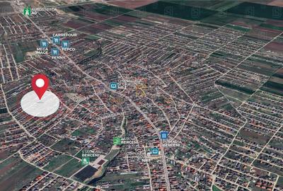 Lot de teren intravilan 2473 mp, proiect si autorizatie pentru 9 vile Berceni - 2