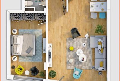 De inchiriat: Apartament 2 camere | Bloc nou | Piata Victoriei - 7