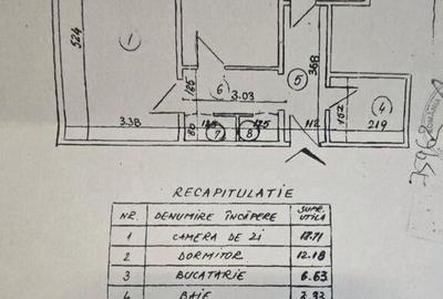 Apartament cu 2 camere decomandat în Berceni