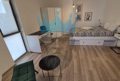 Garsonieră decomandată, mobilată în Metalurgiei