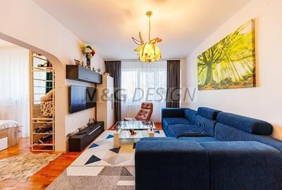 Apartament cu 4 camere semidecomandat, mobilat în Circumvalațiunii - 1