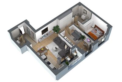 Apartament de vanzare - 3 Camere - Complet finisat - Central - 2