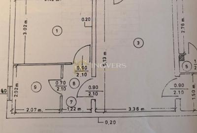 Apartament cu 2 camere semidecomandat, mobilat în Gorjului - 7