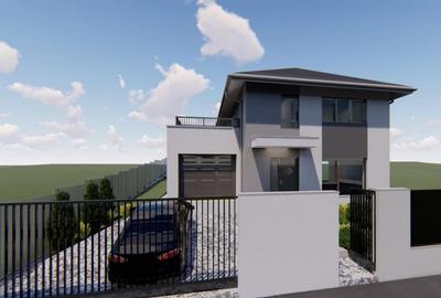 Casa individula, S180mp+ 40 mp terasa +21 mp garaj, teren 533 mp