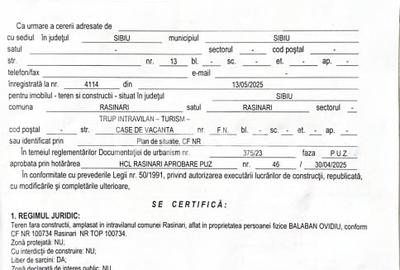 Teren cu puz intravilan in localitatea Paltinis din judetul Sibiu - 5