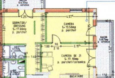 Apartament cu 3 camere balcon mare, panorama superba, - 4