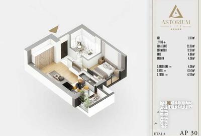 Apartament cu 2 camere decomandat în Titan - 1