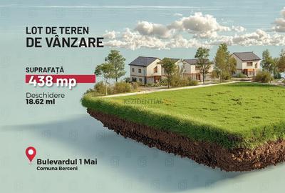 Teren Construcții intravilan de 438 mp, în Berceni