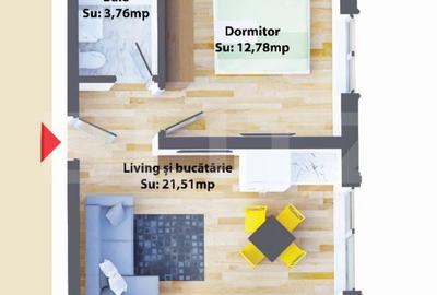 Apartament cu 2 camere în Central - 1