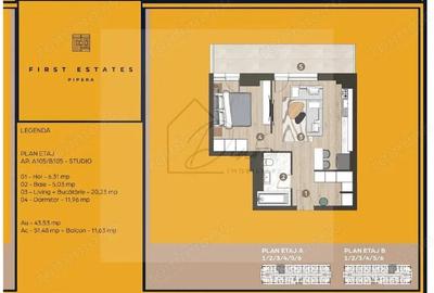 Apartament 2 camere First Estates -Plaza Pipera I taxare inversa - 2