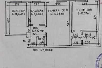 Apartament cu 3 camere semidecomandat în Calea Galați - 12