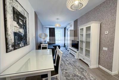 Apartament cu 2 camere semidecomandat, mobilat în Pipera