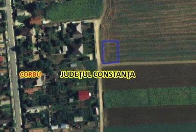 Teren de 500 mp, în Corbu