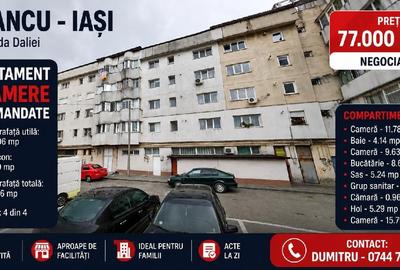 Apartament cu 3 camere decomandat în Holboca - 1