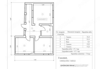 Casă cu 3 camere cu Teren 80 Mp în Central - 5