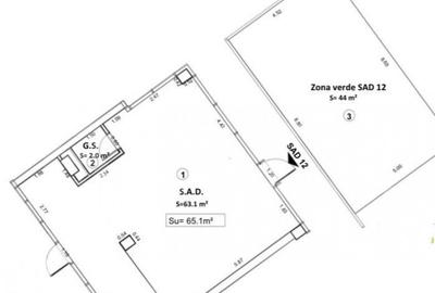 Spațiu comercial, de 65 mp, în Central