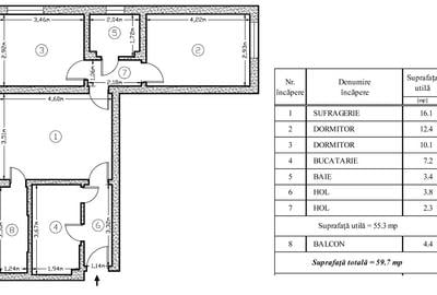 Titan-Liviu Rebreanu, bloc reabilitat, etaj 3/4, liber - 20