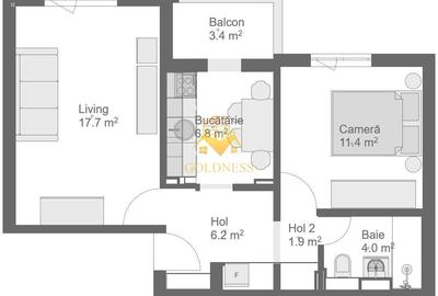 Apartament cu 2 camere decomandat, mobilat în Gheorgheni - 8