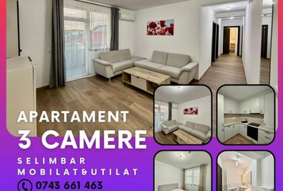 Apartamet 3 camere - Decomandat - Mobilat si Utilat - 1