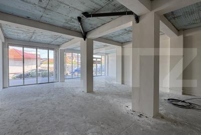 Spatiu comercial parter bloc nou, 109 mp open space, vitrina, terasa, Brestei - 4