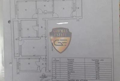 4 Camere, 2 balcoane, centrala gaz, bloc caramida, Tomis Nord, TIC TAC - 3