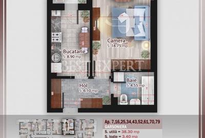 Garsoniera ideal investitie -600 m STB - 4