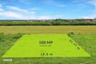 Teren de 588 mp, în Giarmata - 3