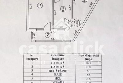 Apartament cu 2 camere decomandat în Micro 13 - 7