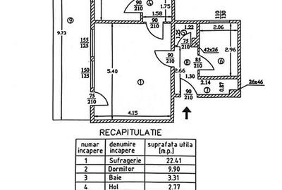 Apartament cu 2 camere semidecomandat, mobilat în Dorobanți - 25