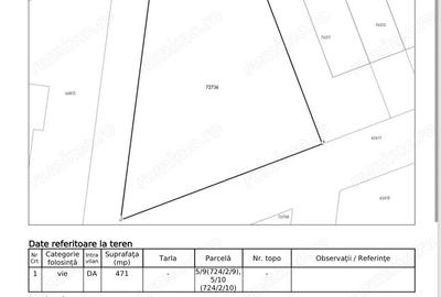 Teren de casa P + 2E, Visan Strada Valea Viilor 471 mp - 4