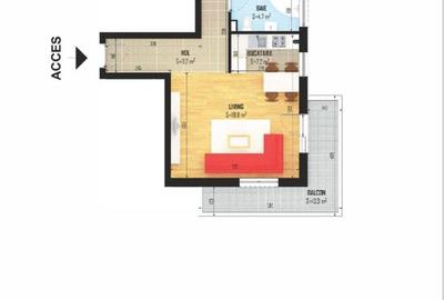 Apartament cu 2 camere în Central - 4