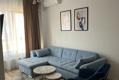 Apartament cu 2 camere semidecomandat, mobilat în Mihai Bravu