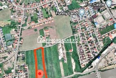 Teren 27.000 mp.deschidere la 2 drumuri ,75 euro mp. - 2