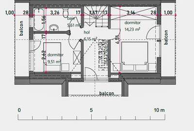 Casă tip cabană, structură solidă, 120mp, priveliște superbă - 9