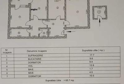 Apartament cu 3 camere în Central - 6