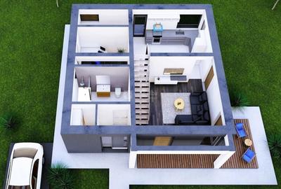 Rediu - Smart home, independenta energetic, Parter + Etaj - 2