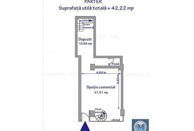 Spațiu comercial, 125.45 mp în Ultracentral