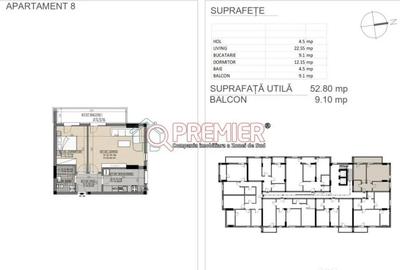 Apartament cu 2 camere decomandat în Nord - 2