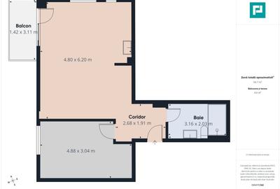 Apartament cu 2 camere în Tipografilor - 6