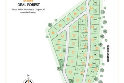 Teren de 554 mp, în Izvorani - 2