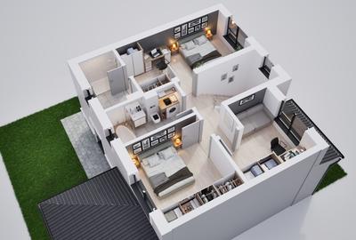 Duplex cu design premium și grădină proprie - 13