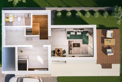 Vilă moderna, stil cub, 3 dormitoare, sistem SmartHome inclus - 14
