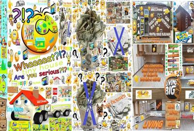 Tiny House Birou Afacere Rulota Mini Casa Mobila Pe Roti Locuit Vacanta Hambar Lemn Din Vis Natura - 2